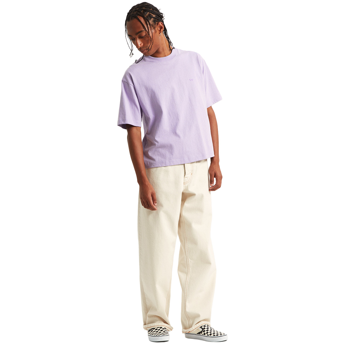 Vans Blurred Face Short T-Shirt Soft Orchid