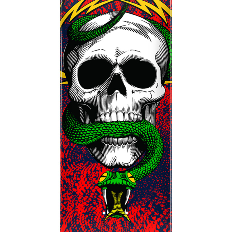 Powell Peralta Skull & Snake Skateboard Deck Red/N | Skatestore