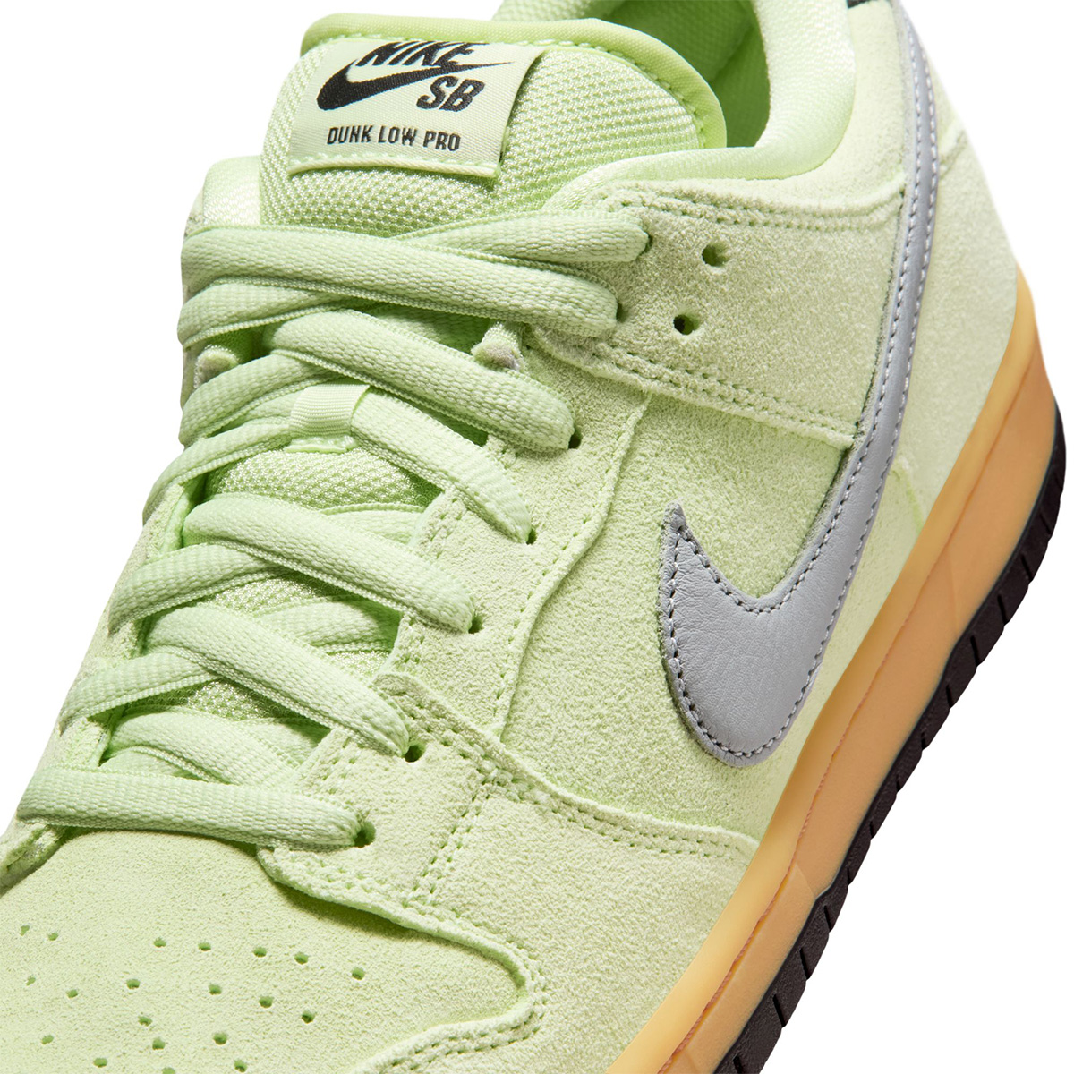 Nike SB Dunk Low Pro PRM Pistachio Frost/Wolf Grey-Black-Gum Yellow-Magic Ember-Black