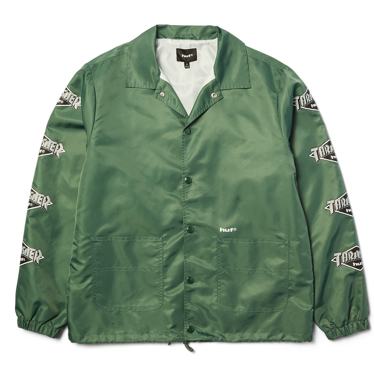 HUF x Thrasher Logo Jacket Forest Green