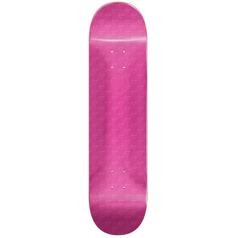 Heart Supply Cosmic Sweethearts Pearlescent Pink with Embossed Art Deck 7.75
