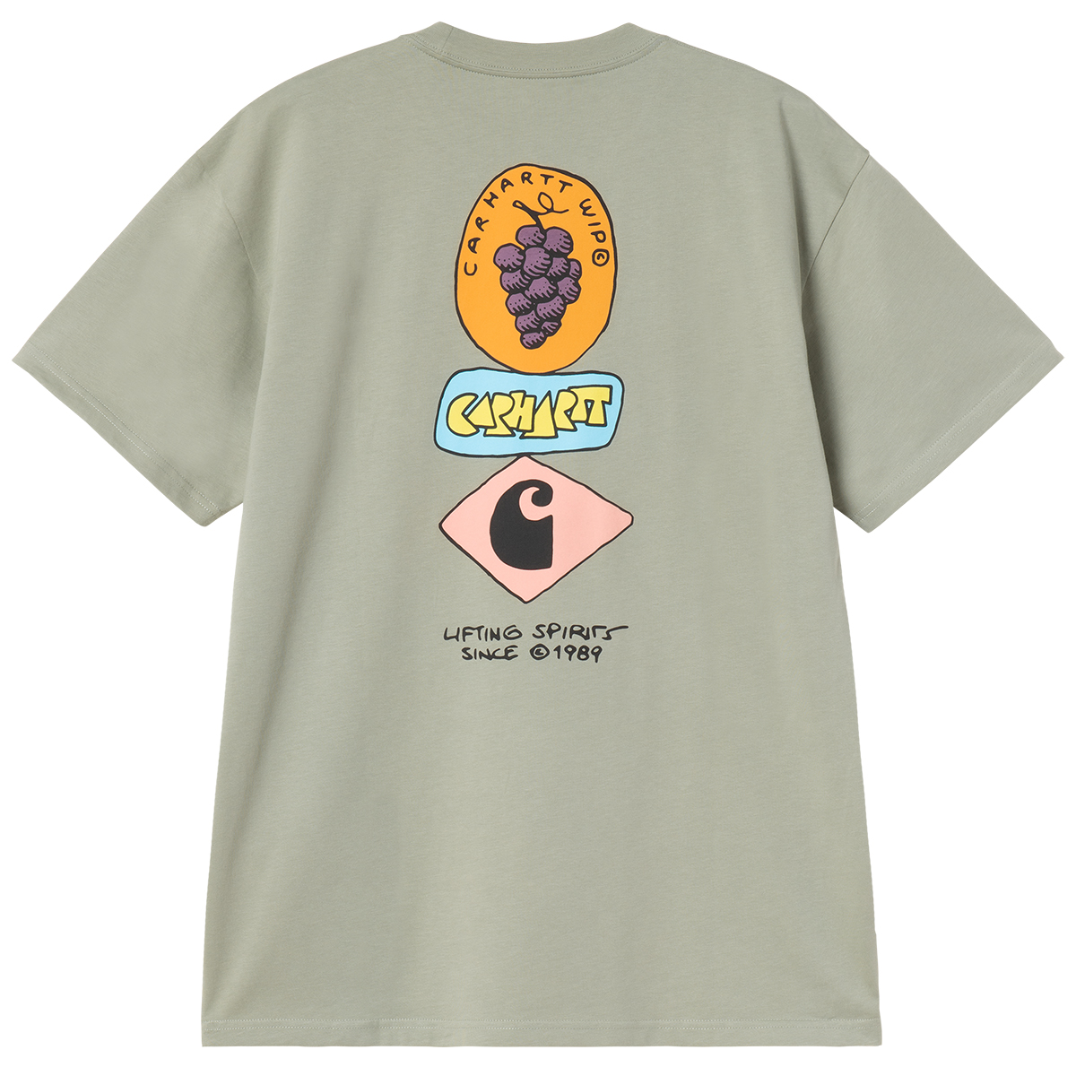 Carhartt WIP Stacked Grapes T-Shirt Shady Green 