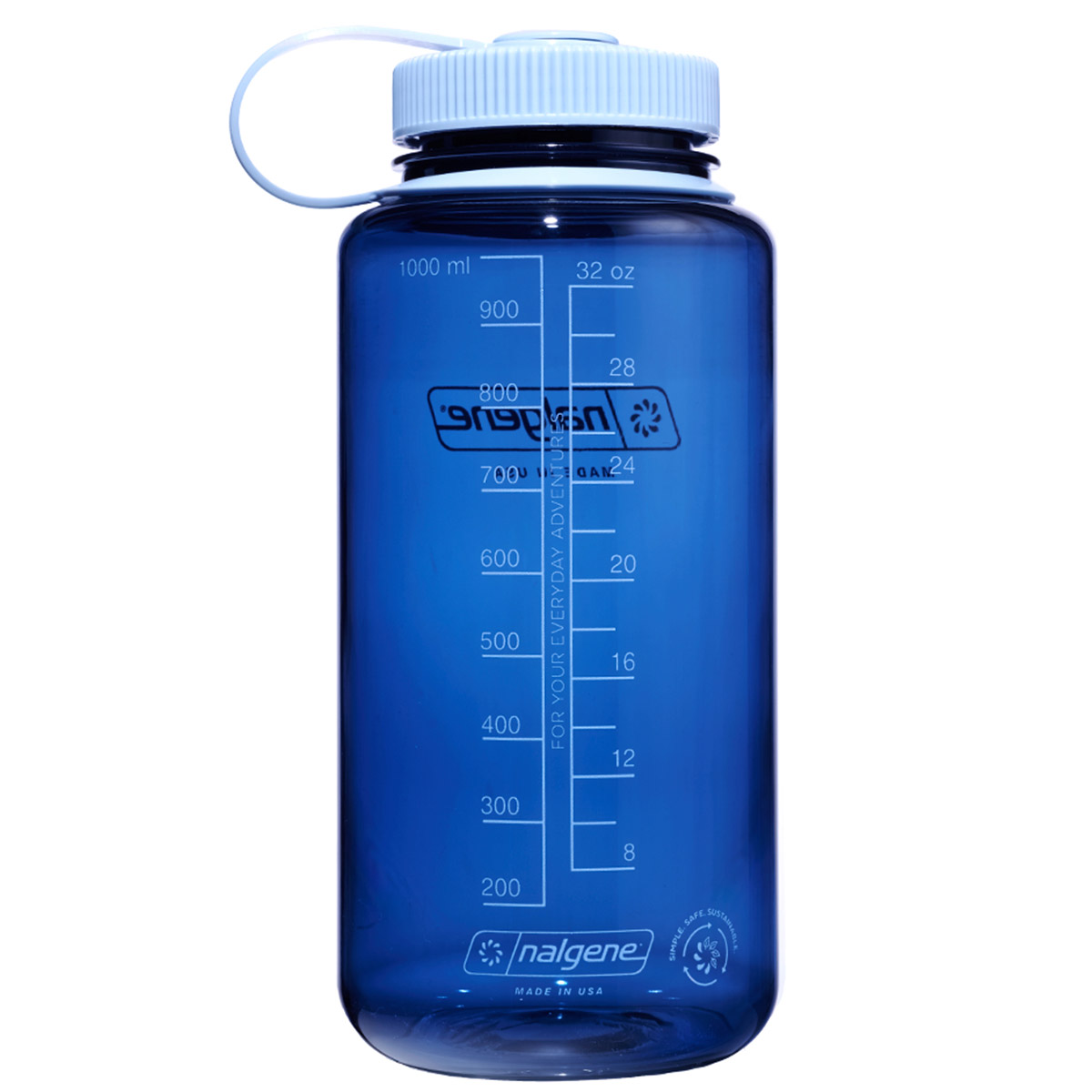 Nalgene Wide Mouth 1000ml Indigo Sustain Nalgene Wide Mouth 1000ml Indigo Sustain