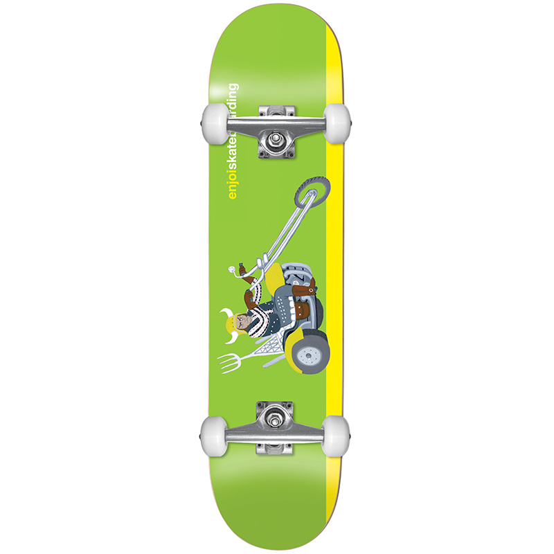 Enjoi Chopper FP Complete Skateboard Green 8.25