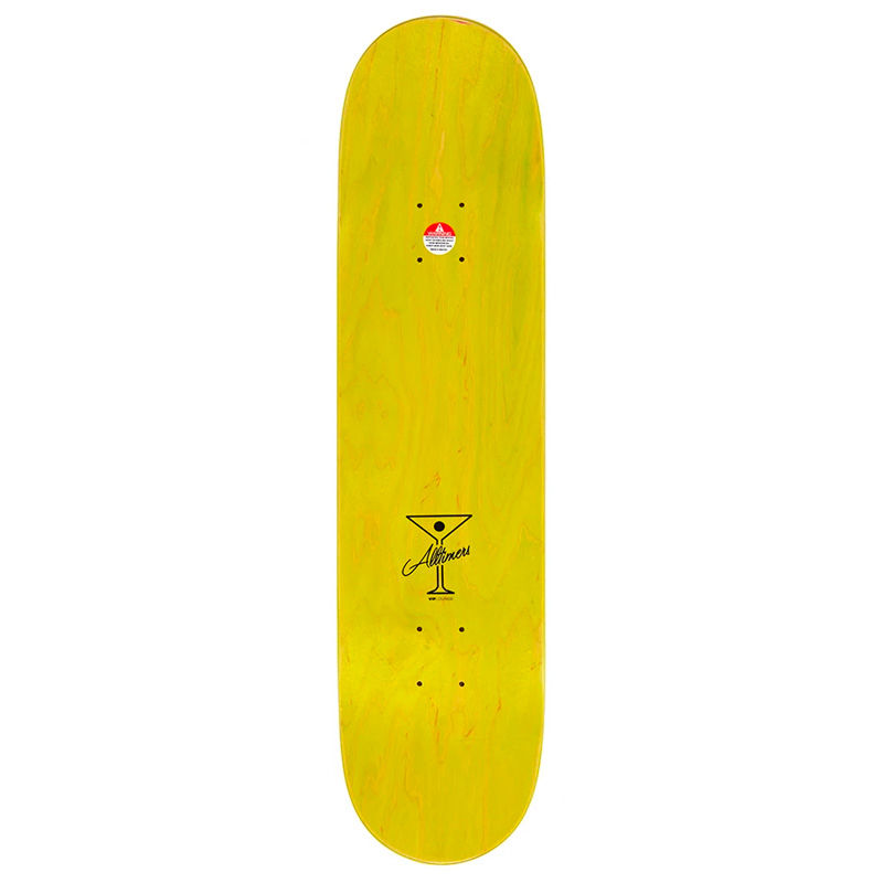 Alltimers Lime Broadway Skateboard Deck Lime 8.0 Alltimers Lime Broadway Skateboard Deck Lime 8.0