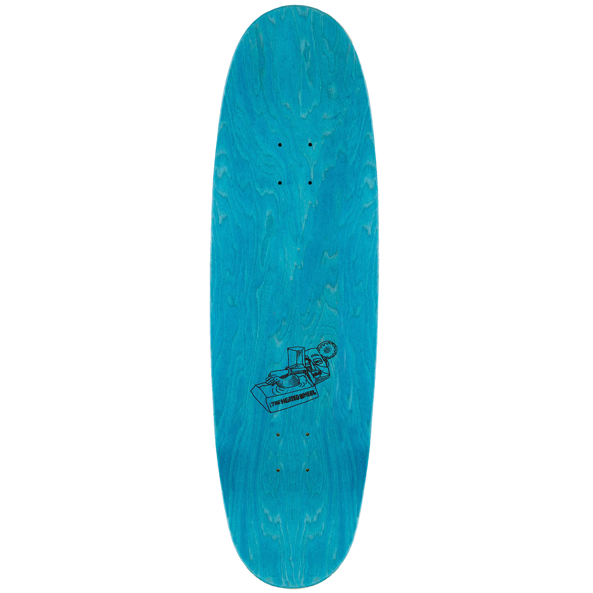 The Heated Wheel People Mover Egg Shape Skateboard Deck 9.25 The Heated Wheel People Mover Egg Shape Skateboard Deck 9.25