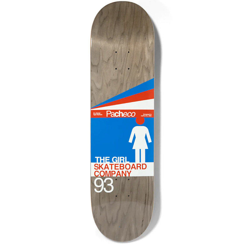 Girl Pacheco International OG Skateboard Deck 8.375