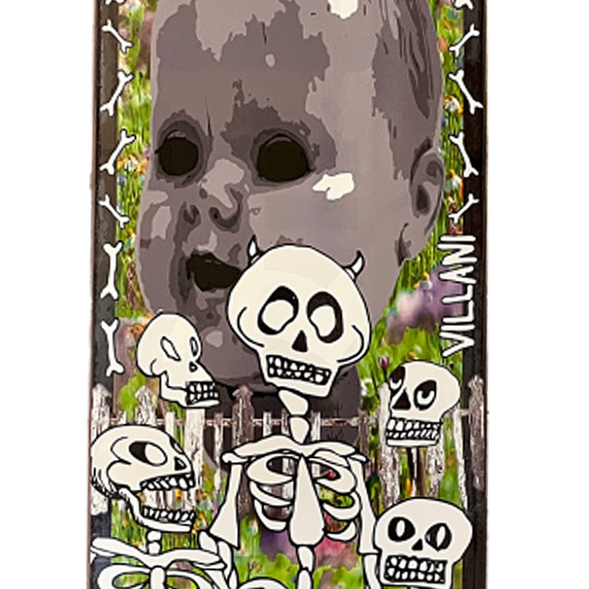 Primitive Villani Play Nice Skateboard Deck 8.5 Primitive Villani Play Nice Skateboard Deck 8.5