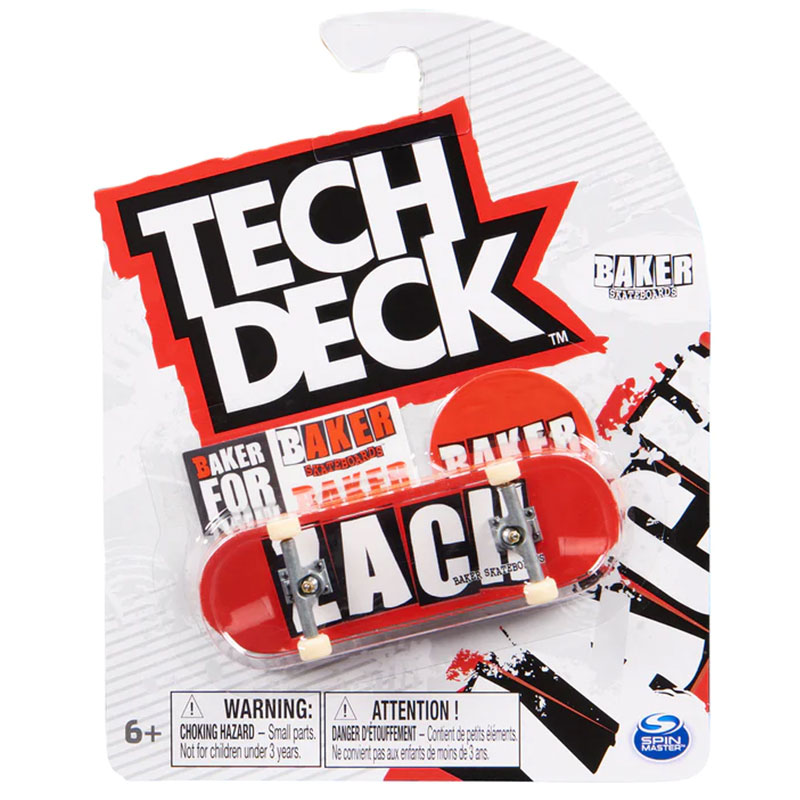 Tech Deck Baker Zach Allen Pro Fingerboard Red