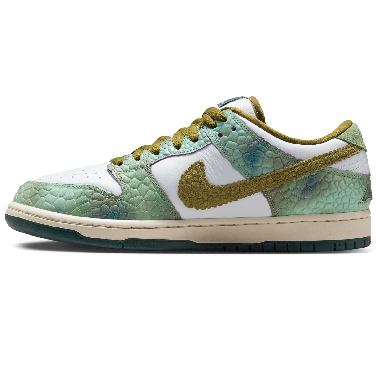 Nike SB Dunk Low Pro Oil Green/Desert/Moss-White