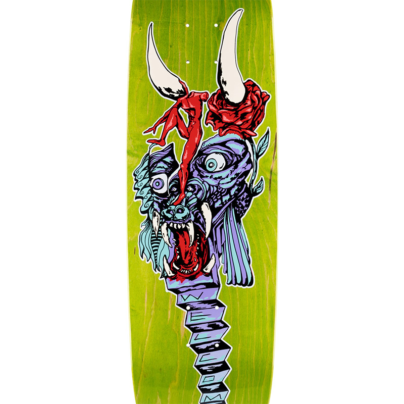 Welcome Beauty on Atheme Skateboard Deck Assorted Woodstain 8.8 Welcome Beauty on Atheme Skateboard Deck Assorted Woodstain 8.8