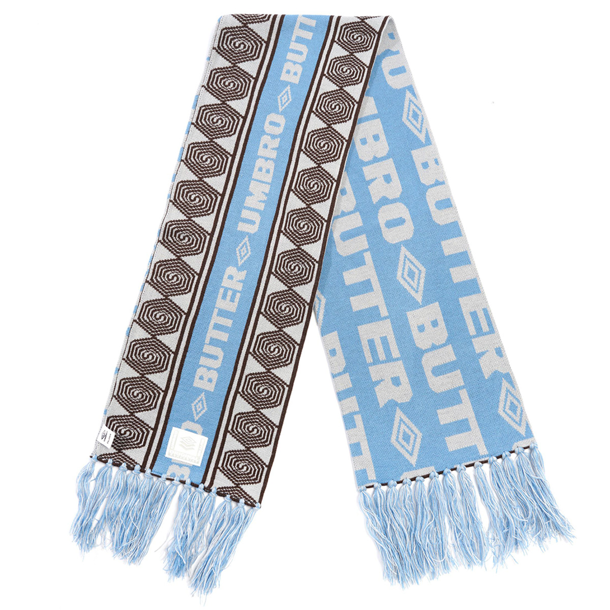Butter Goods x Umbro Vert Scarf Sky/Brown Butter Goods x Umbro Vert Scarf Sky/Brown