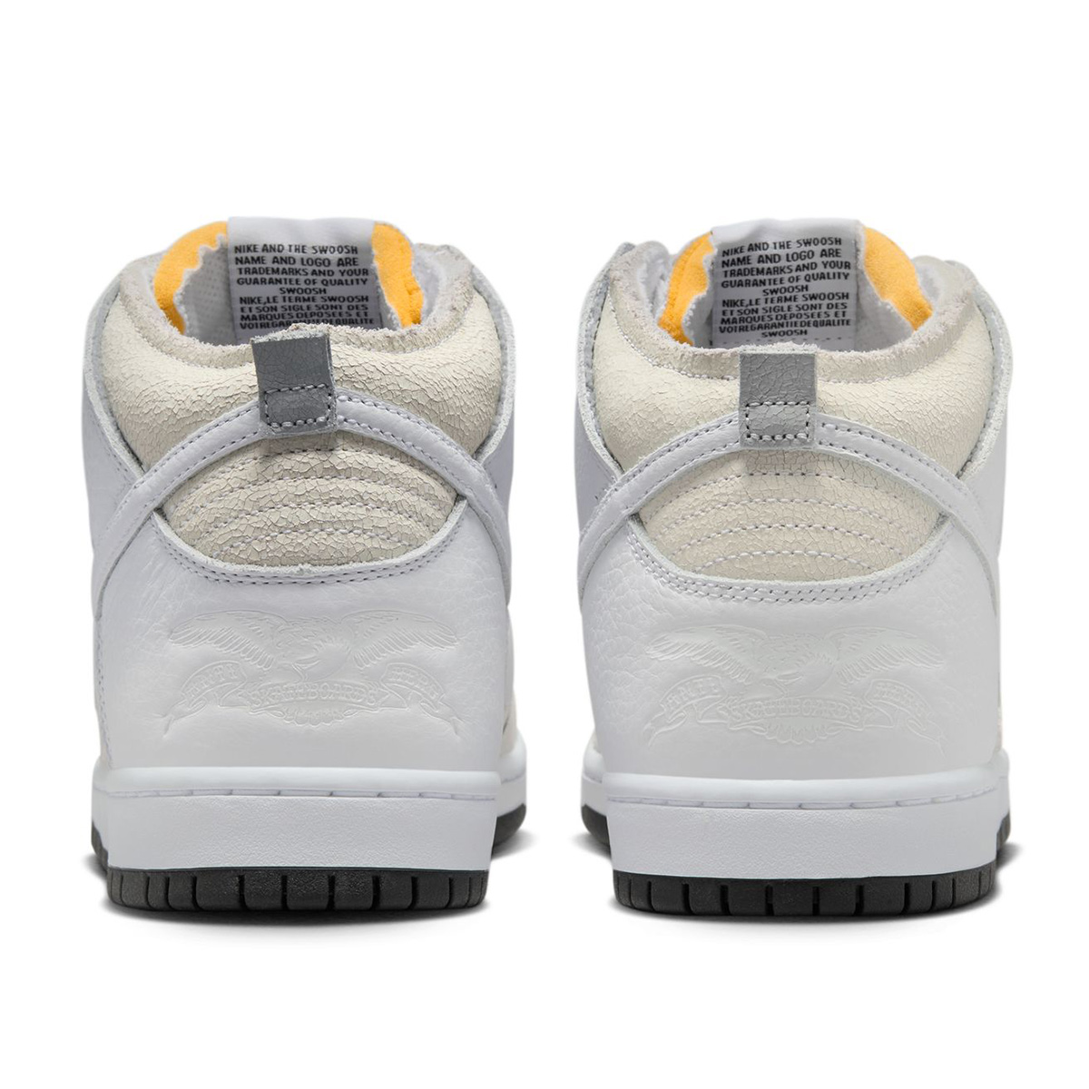 Anti Hero x Nike SB Dunk High White/White-Black