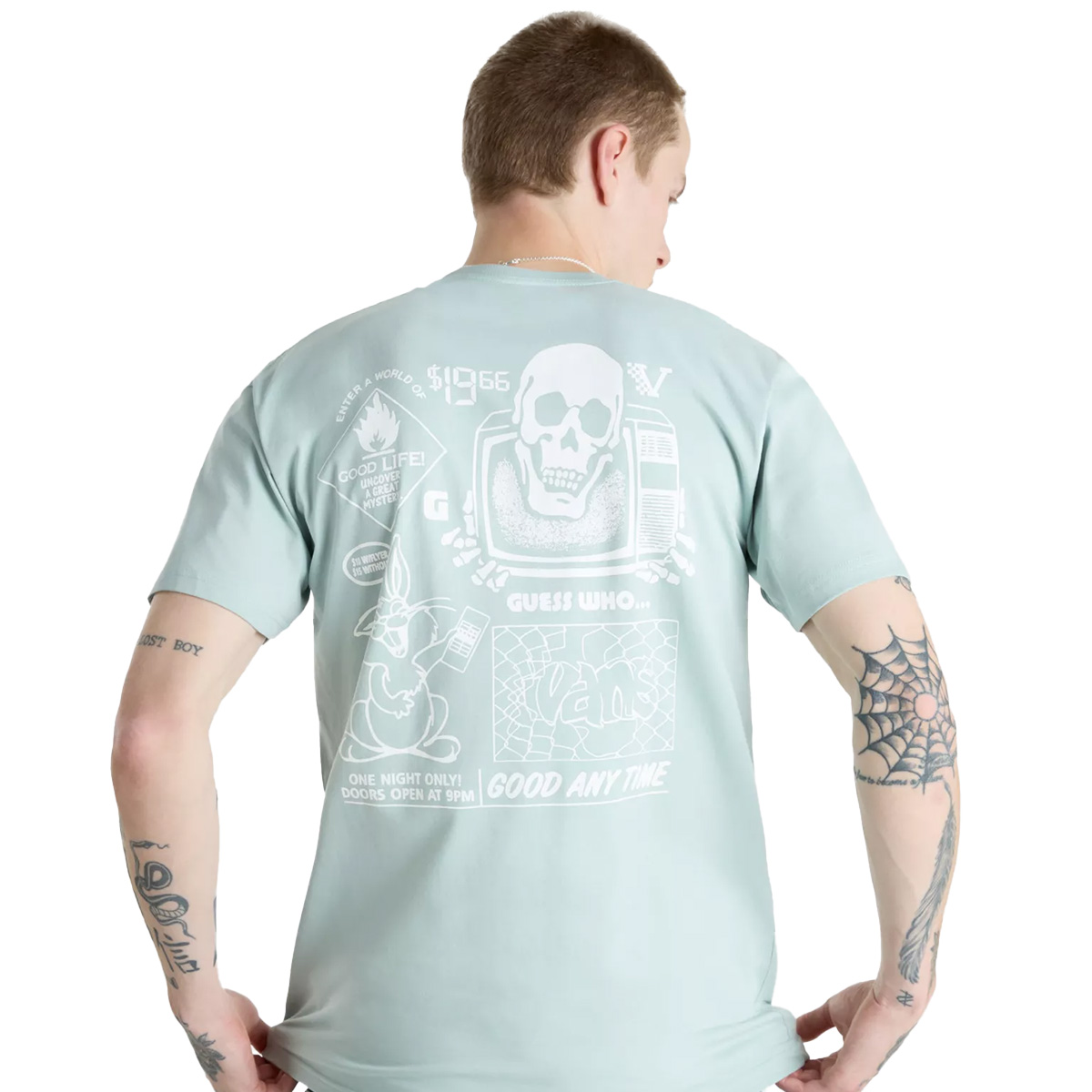 Vans Crazy Eddy T-Shirt Gray Mist Vans Crazy Eddy T-Shirt Gray Mist