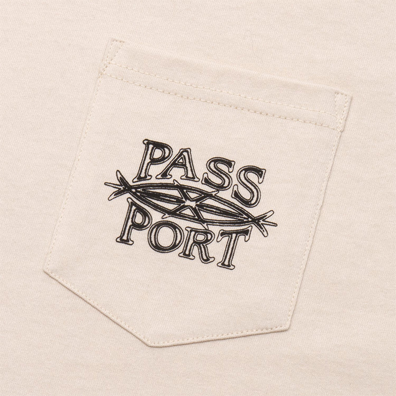 Pass-Port Lasso Pocket T-shirt Natural Pass-Port Lasso Pocket T-shirt Natural