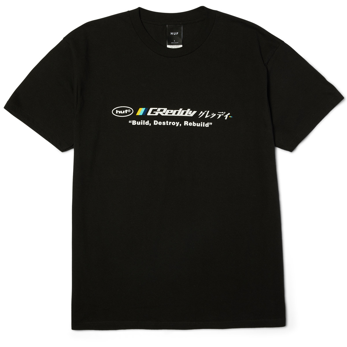 HUF x Greddy Motors T-Shirt Black HUF x Greddy Motors T-Shirt Black