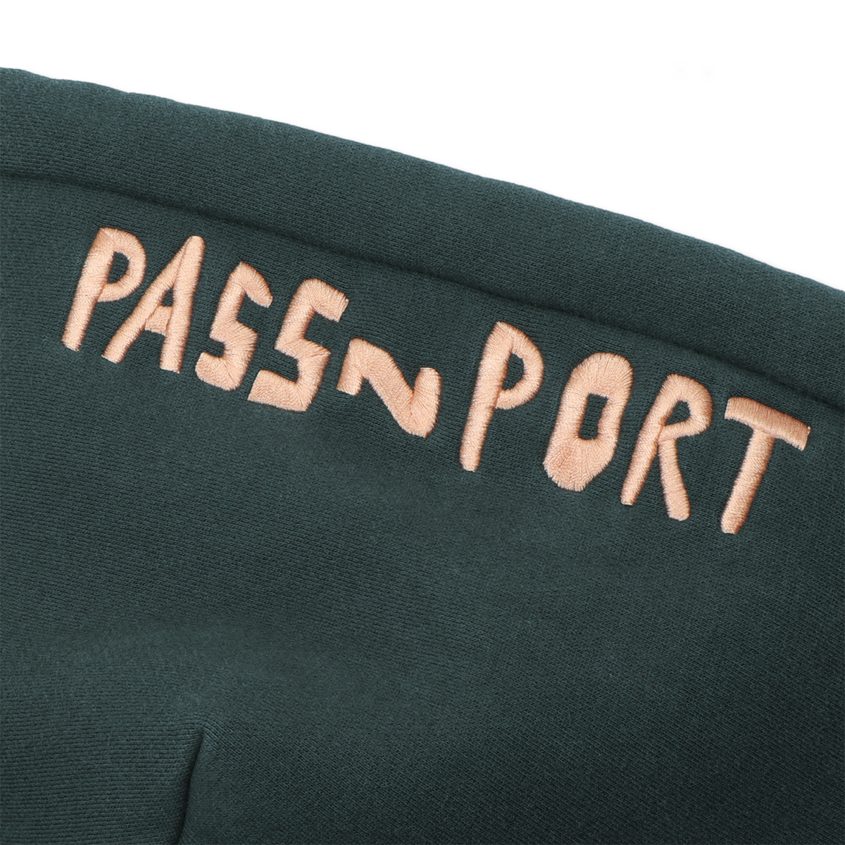 Pass Port Scissorcraft Zip Hooded Sweater Seaweed