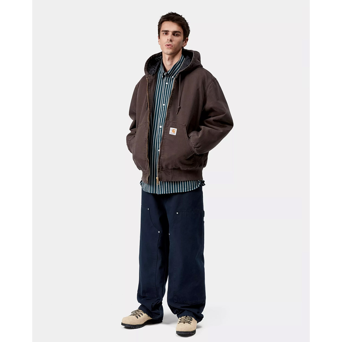 Carhartt WIP OG Active Jacket Tobacco Stone Canvas