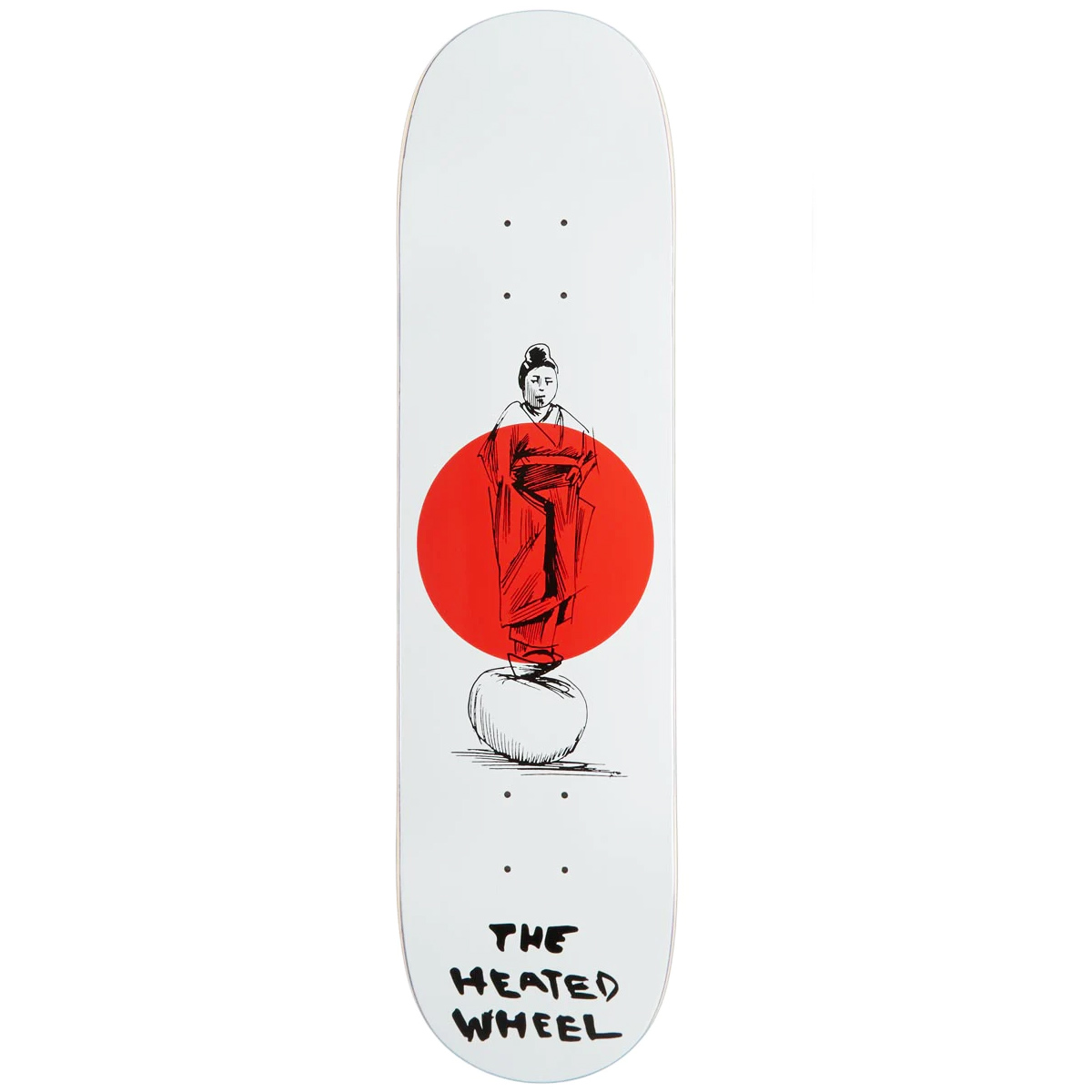 The Heated Wheel Kimono Skateboard Deck 8.0