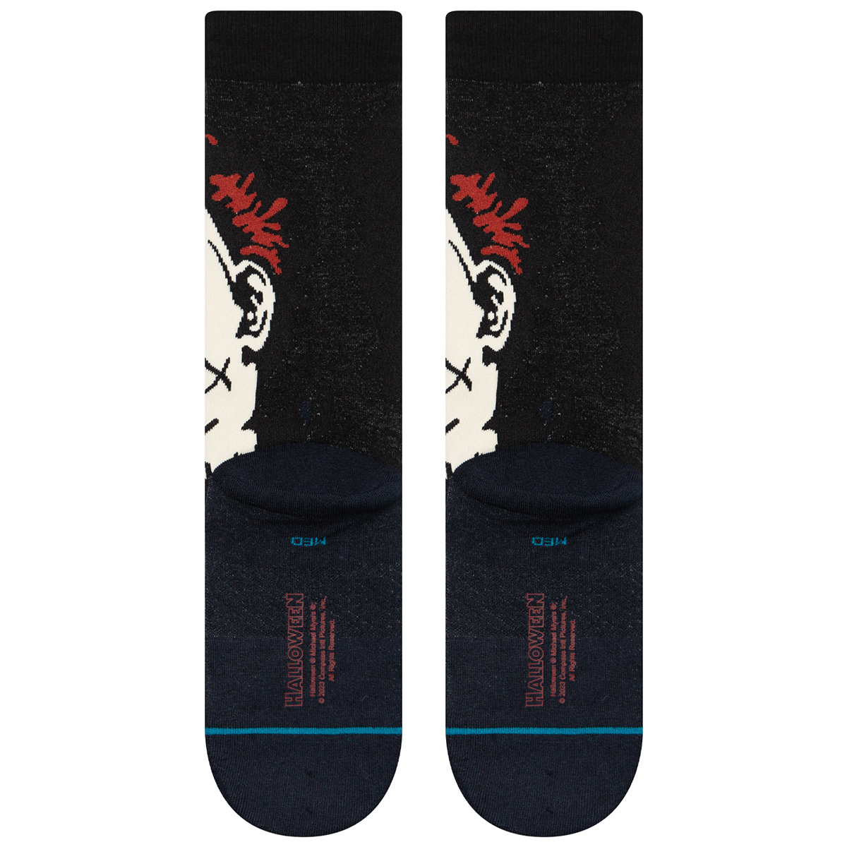 Stance Michael Myers Crew Socks Navy Stance Michael Myers Crew Socks Navy