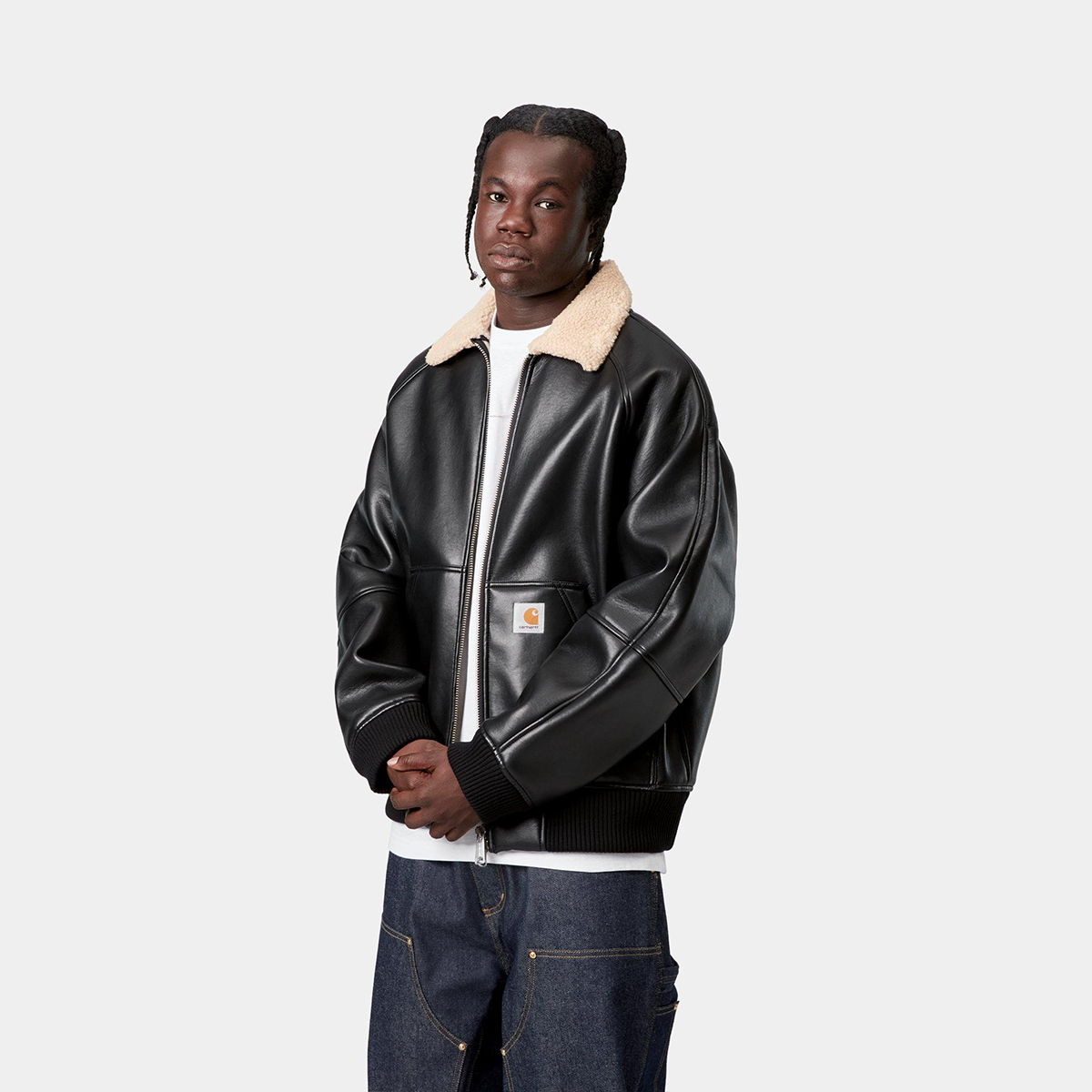 Carhartt WIP Shepton Jacket Black/Natural | Skatestore