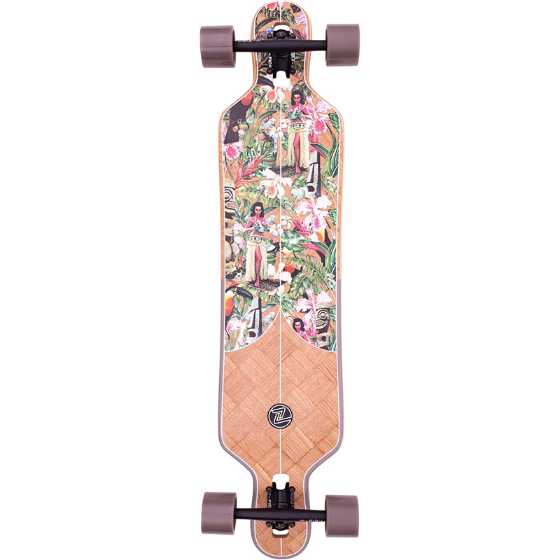 Z Flex Banana Train Drop Through Complete Longboard 41.0