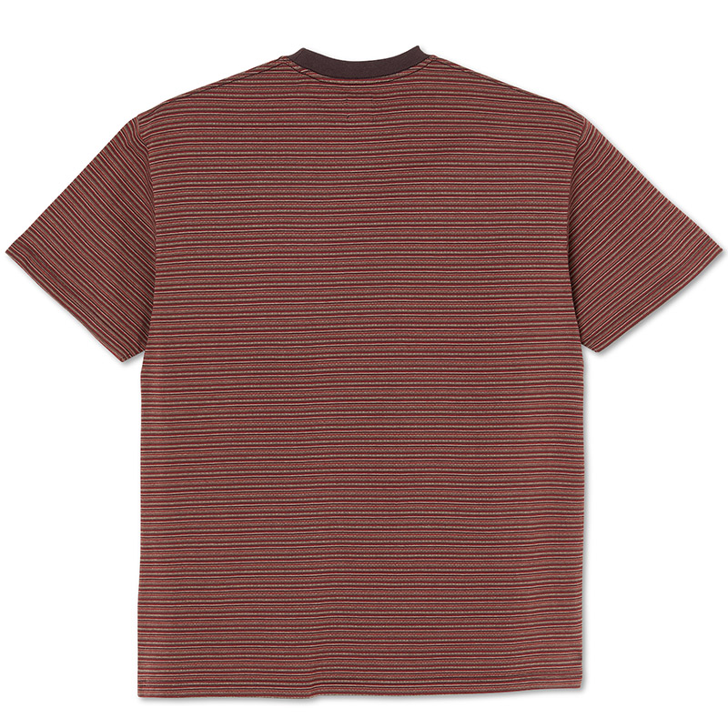 Polar Dizzy Stripe T-shirt Bordeaux Polar Dizzy Stripe T-shirt Bordeaux