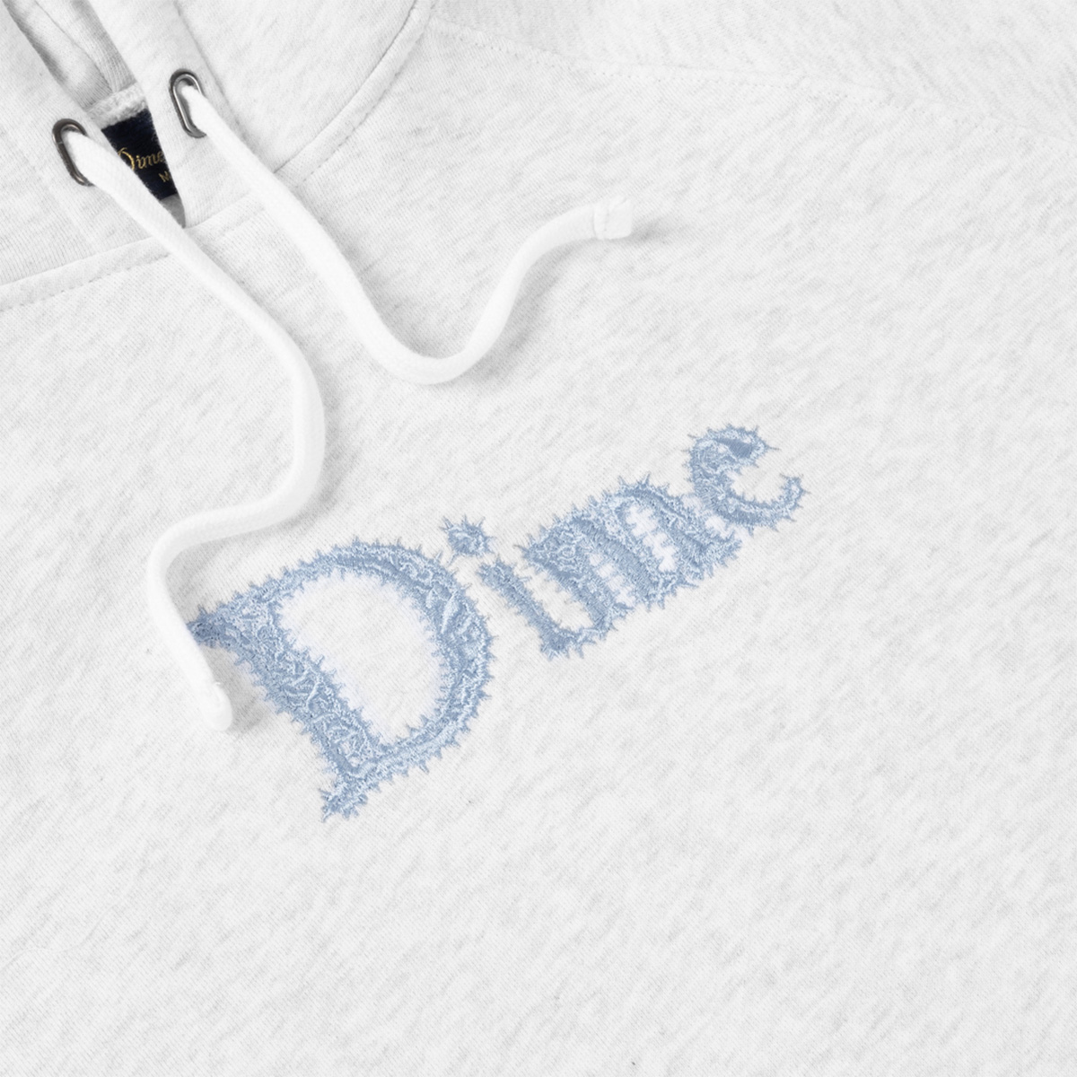 Dime Classic Spiked Hooded Sweater Ash