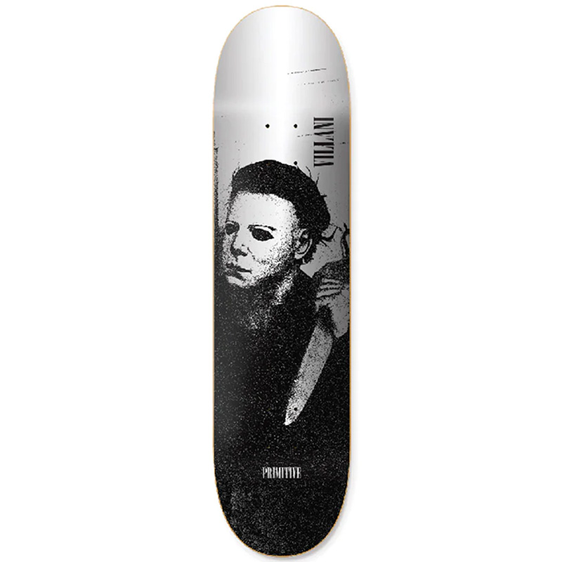 Primitive x Halloween Villani Halloween Skateboard Deck Silver 8.25