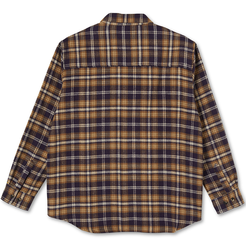 Polar Flannel Shirt Plum Polar Flannel Shirt Plum
