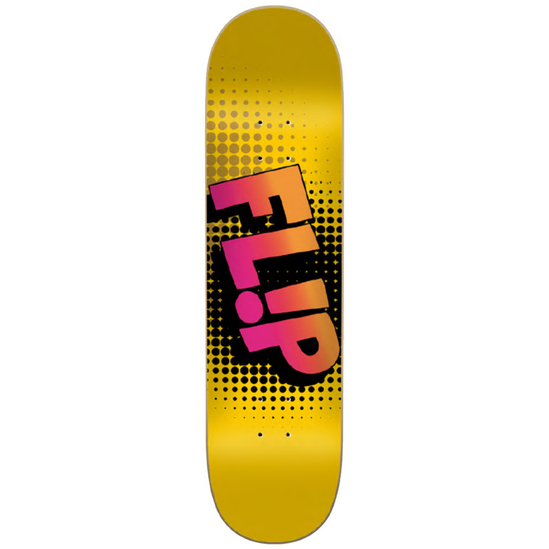 Flip Bang Skateboard Deck Yellow 8.13 Flip Bang Skateboard Deck Yellow 8.13