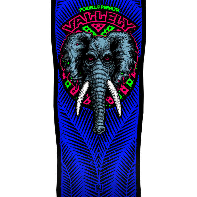 Powell Peralta Mike Vallely Blacklight Skateboard Deck Shape 163 9.85 Powell Peralta Mike Vallely Blacklight Skateboard Deck Shape 163 9.85