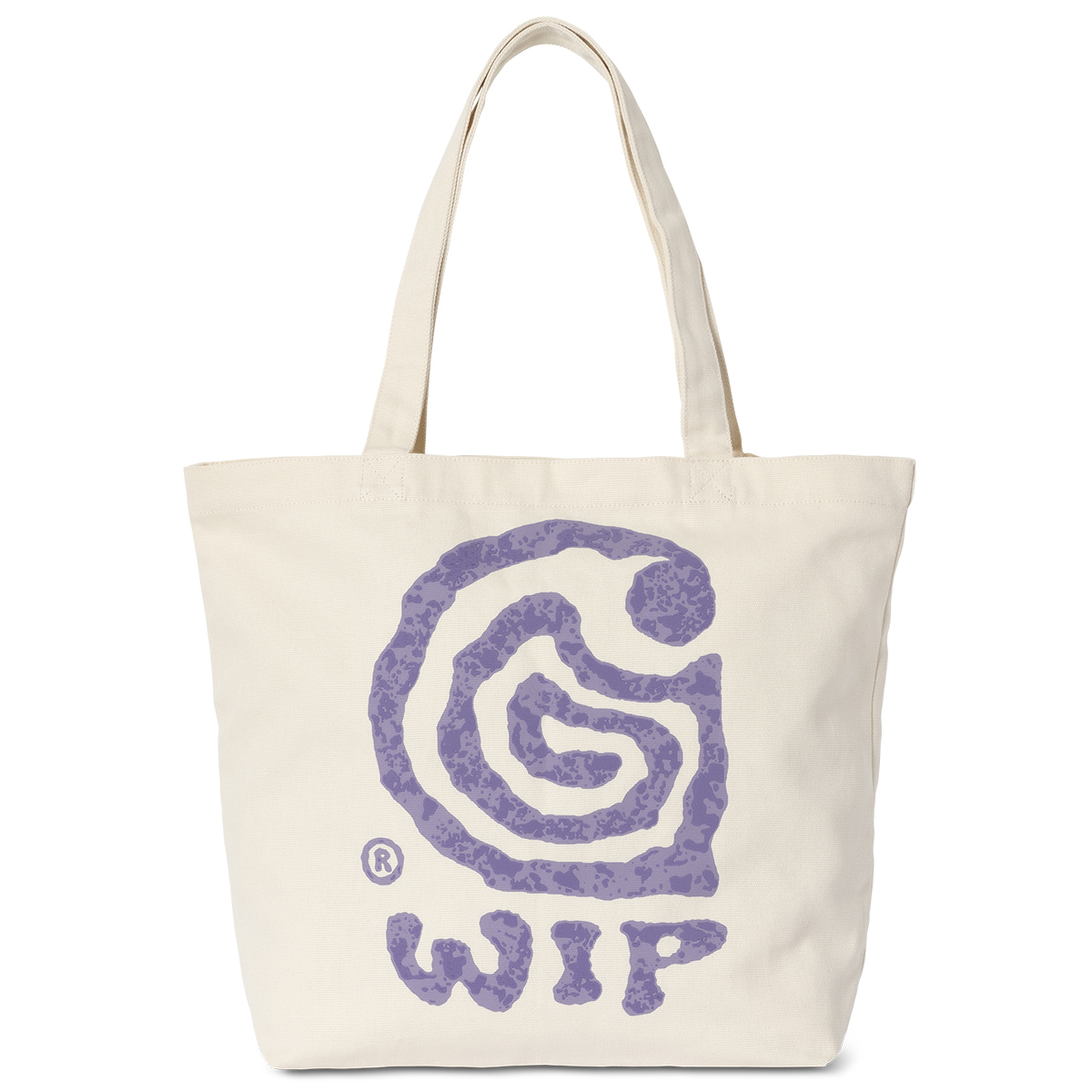 Carhartt WIP Canvas Graphic Tote Bag Helix Print Natural