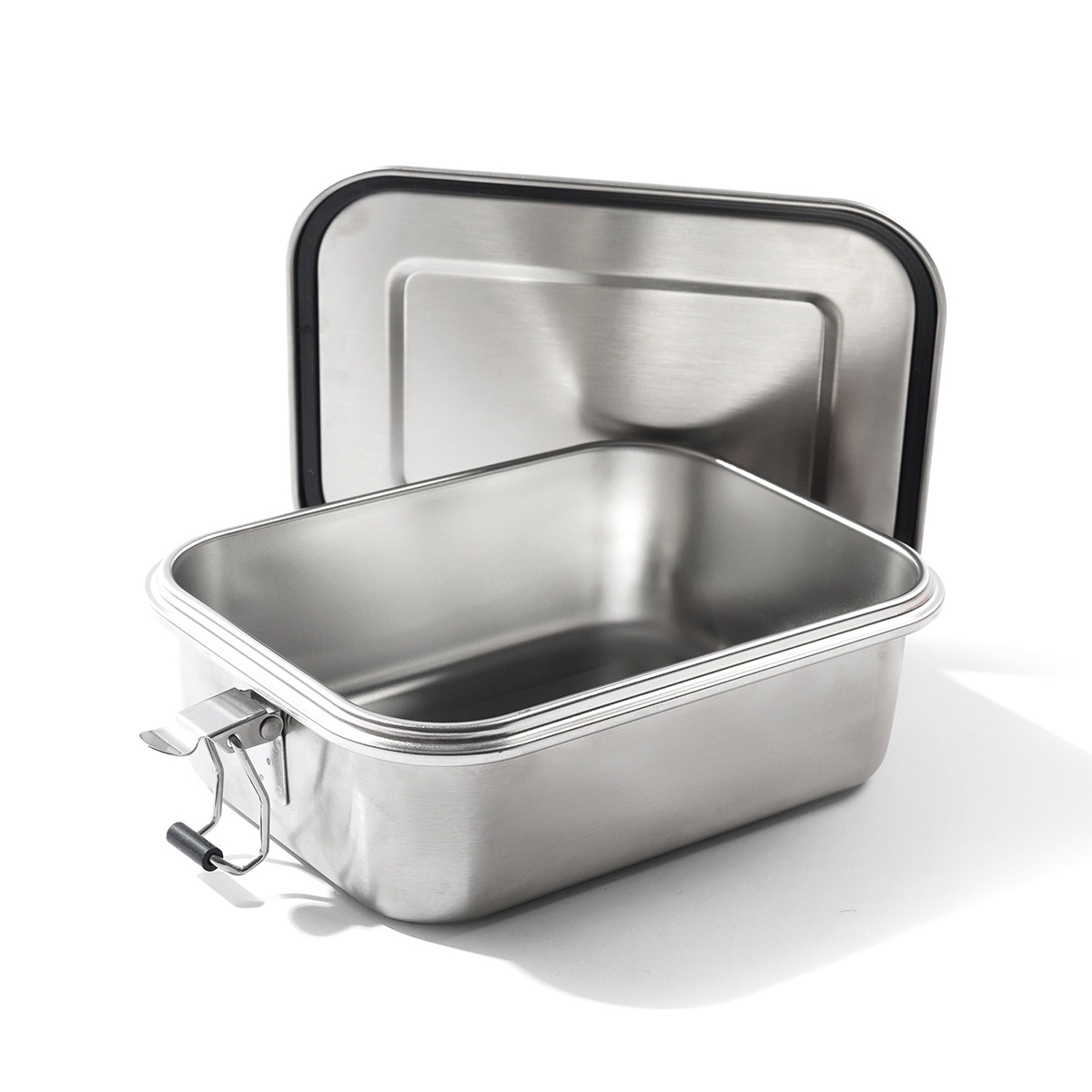 Butter Goods Metal Lunchbox Silver