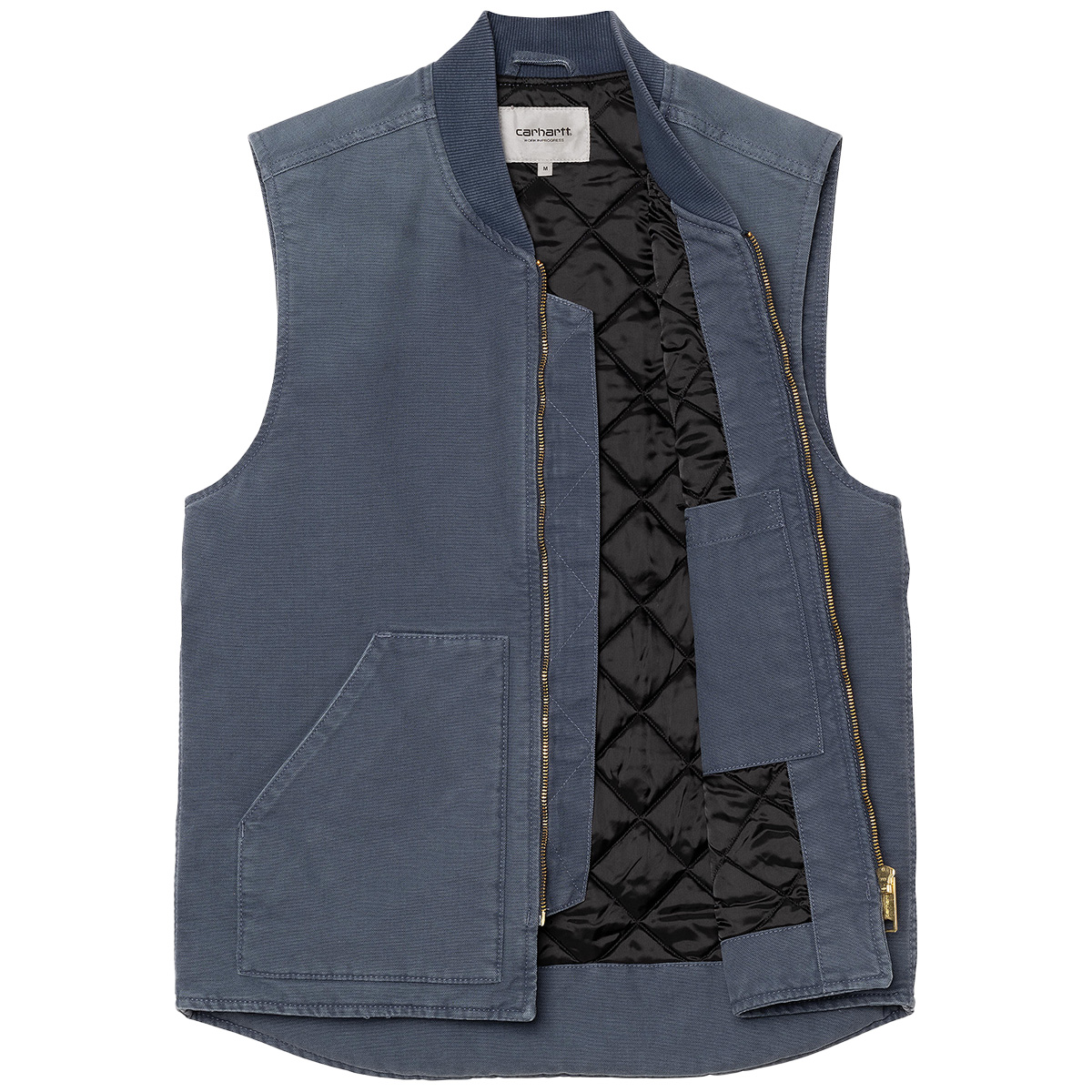 Carhartt WIP Classic Vest Dusky Blue Stone Canvas