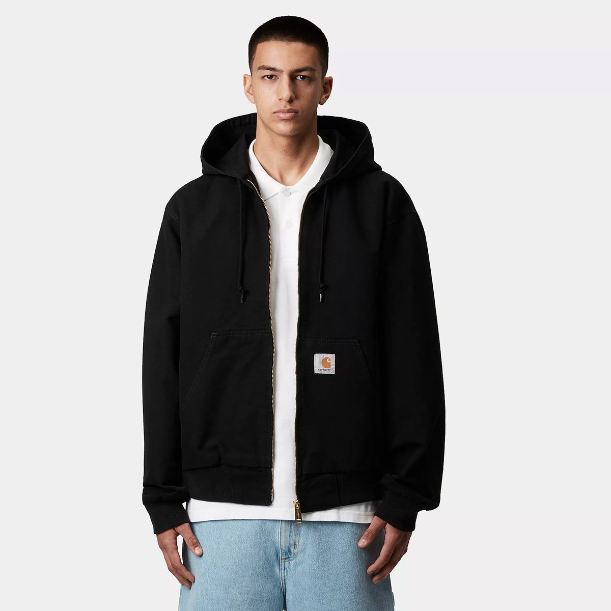 Carhartt WIP OG Active Jacket Black Rinsed Carhartt WIP OG Active Jacket Black Rinsed