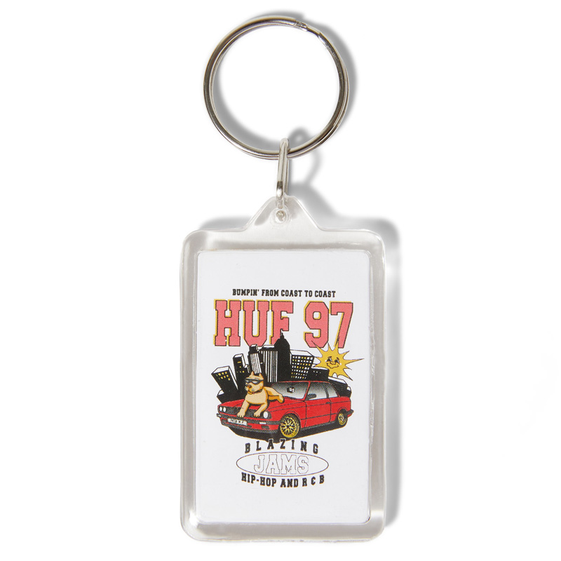 HUF 97 Keychain White HUF 97 Keychain White