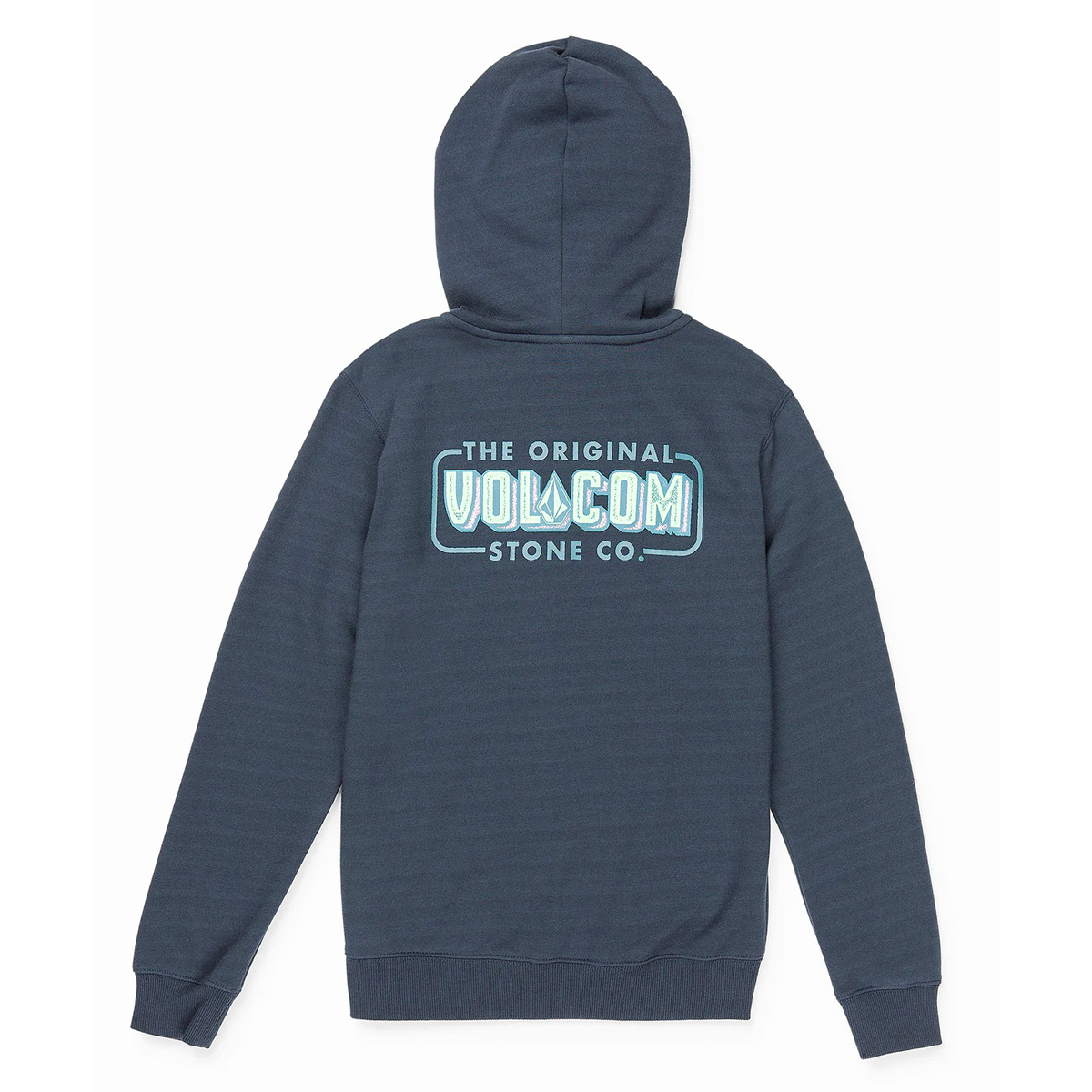 Volcom Kids Vibeout Zip Hooded Sweater Navy
