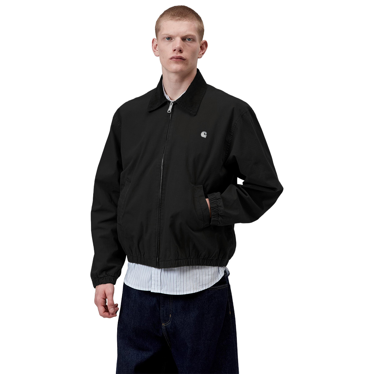 Carhartt WIP Madison Ripstop Jacket Black/Wax Garment Dyed