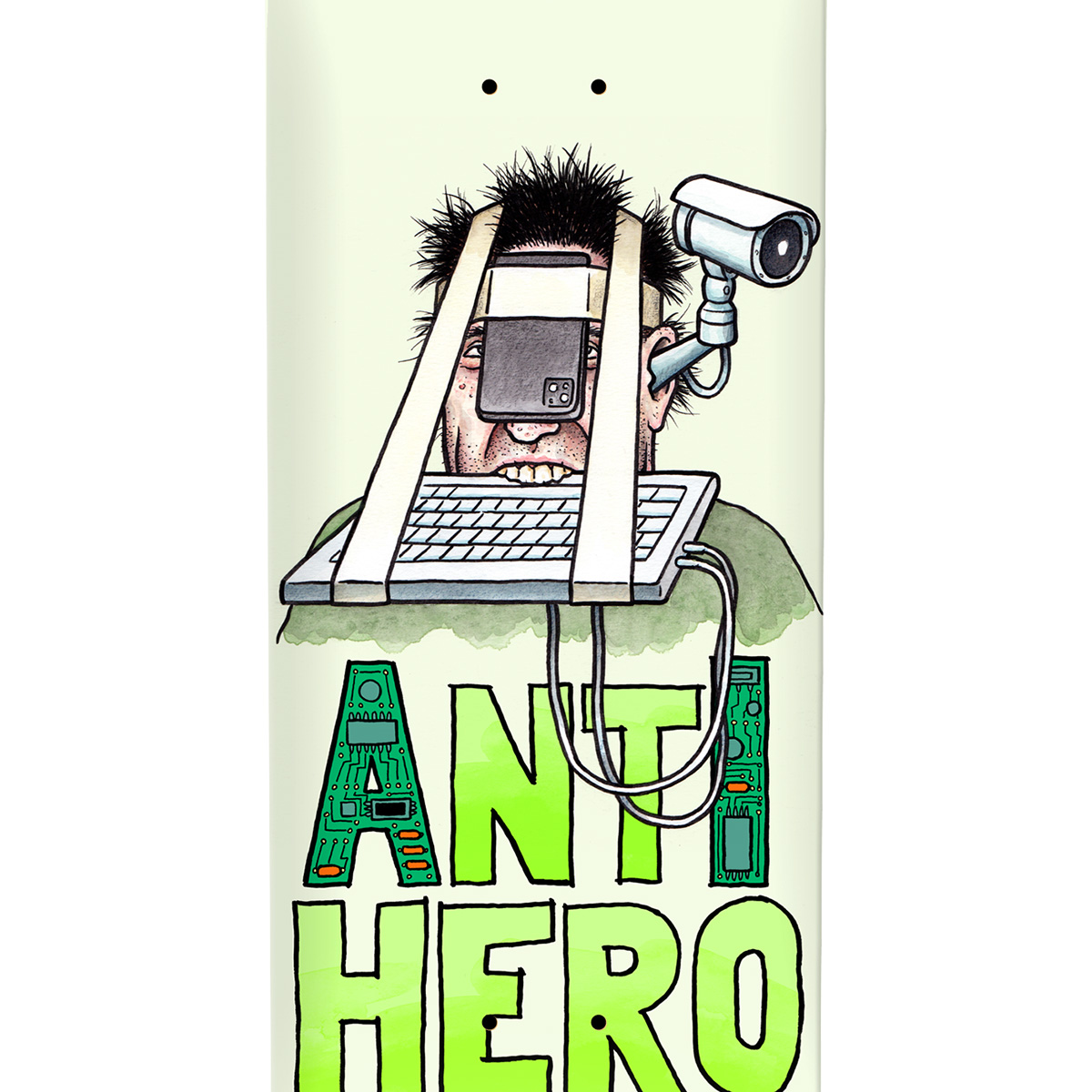 Anti Hero Kanfoush Anti Intelligence Skateboard Deck 8.4 