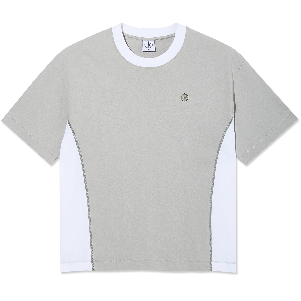Polar Surf Panel T-shirt Silver/White