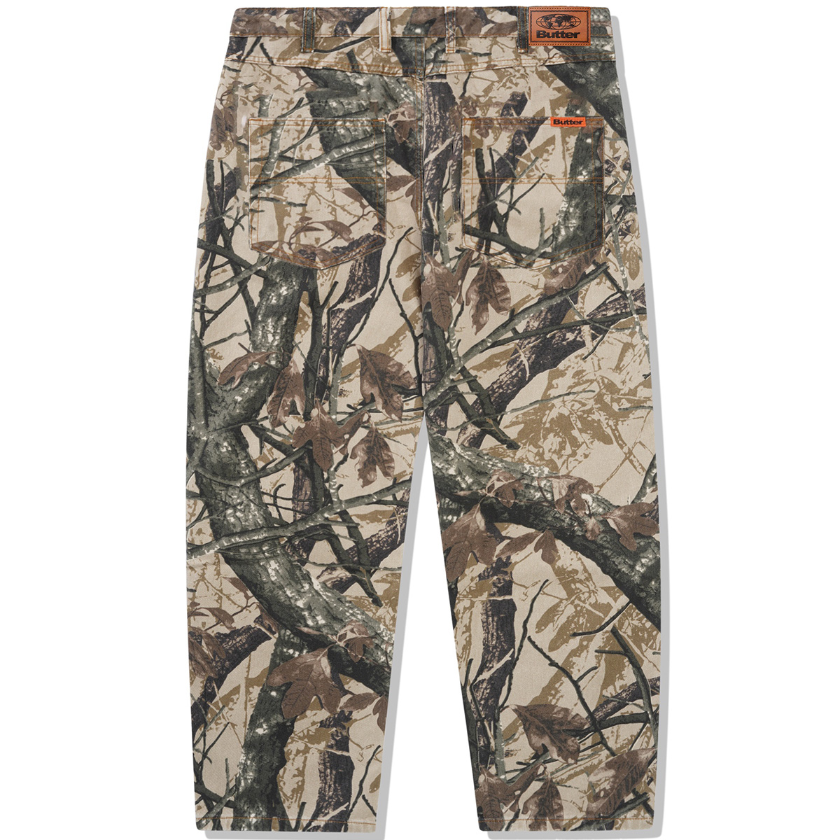 Butter Goods Foliage Camo Denim Jeans Tan Butter Goods Foliage Camo Denim Jeans Tan