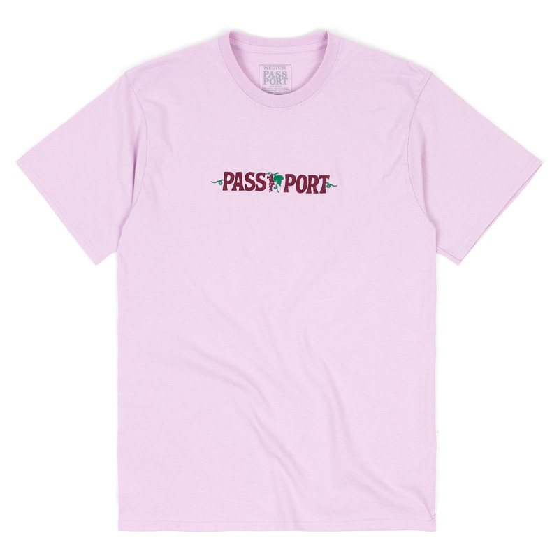 Pass-Port Life Of Leisure Embroidery T-Shirt Lavander Pass-Port Life Of Leisure Embroidery T-Shirt Lavander