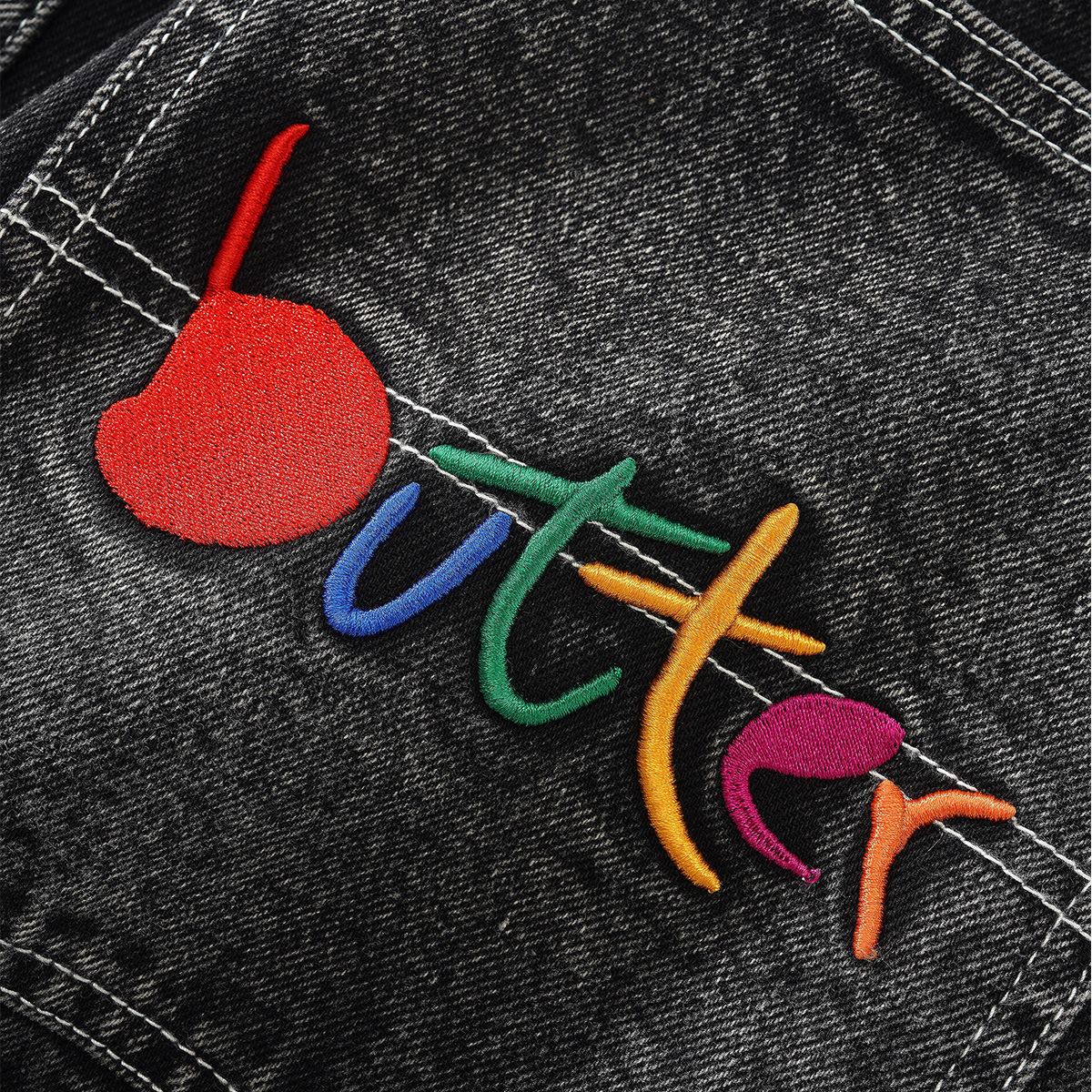 Butter Goods Art Denim Jeans Washed Black Butter Goods Art Denim Jeans Washed Black
