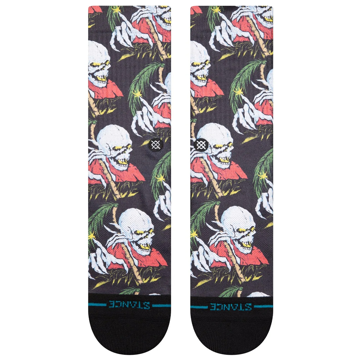Stance Palm Slayer Crew Socks Black Stance Palm Slayer Crew Socks Black