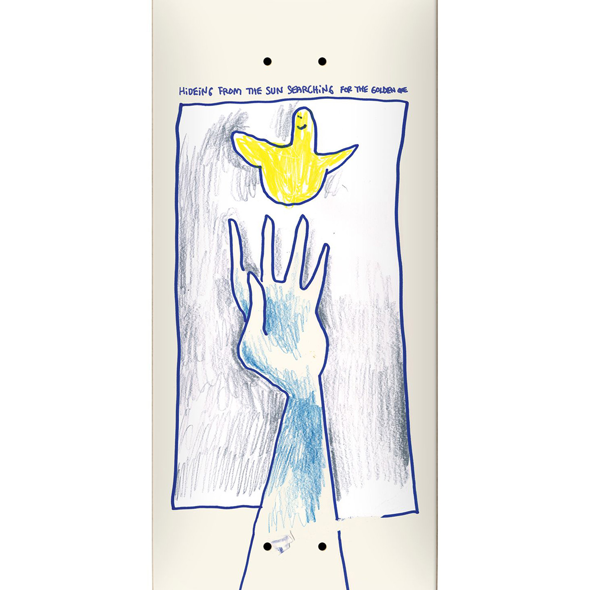 Krooked Una Golden Skateboard Deck 8.28