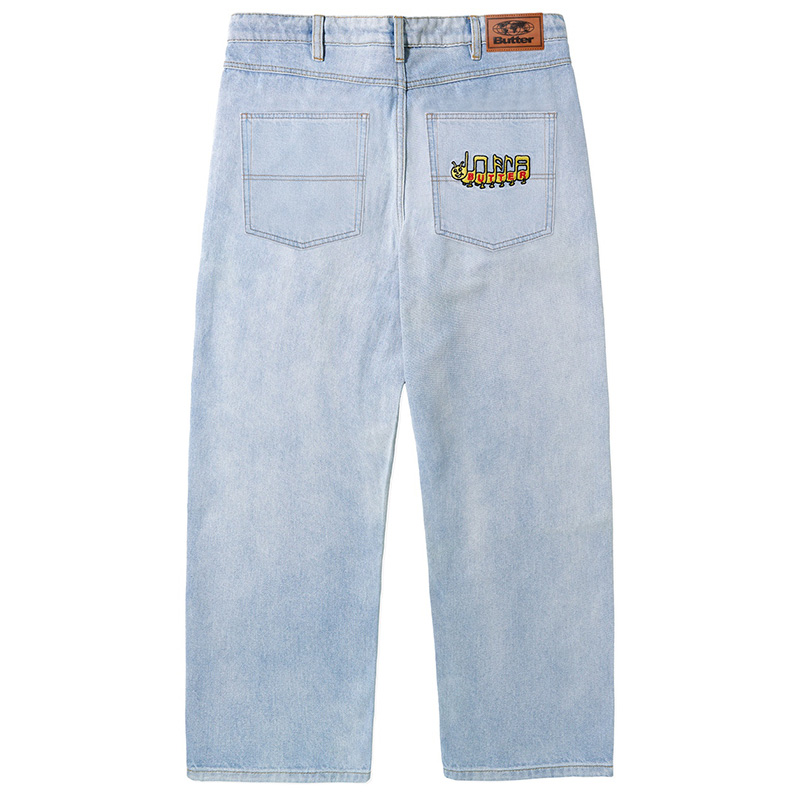 Butter Goods Caterpillar Denim Jeans Light Blue Butter Goods Caterpillar Denim Jeans Light Blue