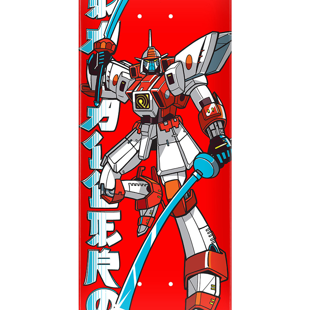 Powell-Peralta Steve Caballero Gundam Skateboard Deck Red 8.25 Powell-Peralta Steve Caballero Gundam Skateboard Deck Red 8.25