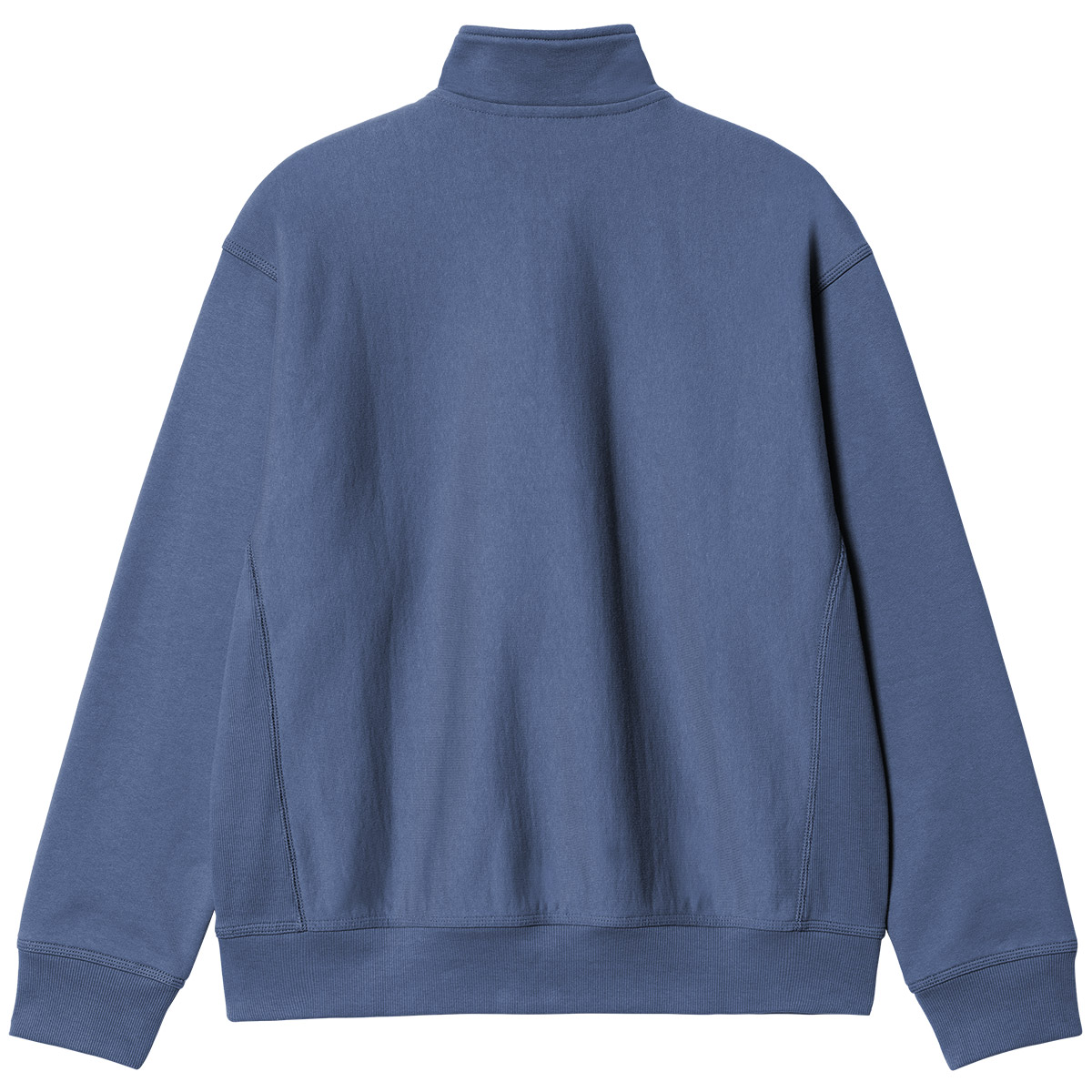 Carhartt WIP Half Zip American Script Sweater Blue Iris Carhartt WIP Half Zip American Script Sweater Blue Iris