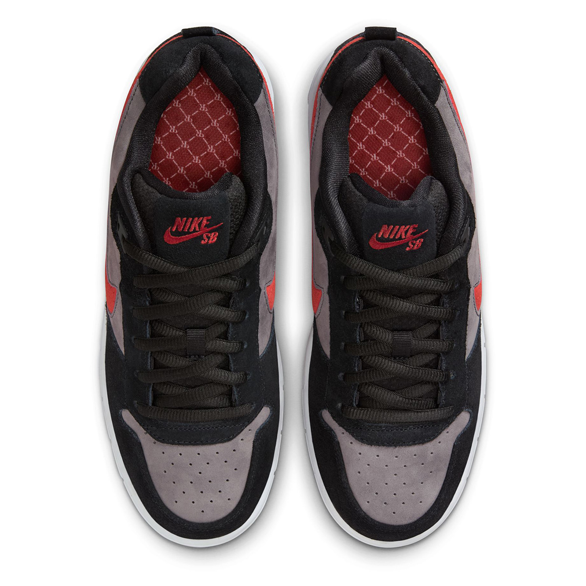 Nike SB Paul Rodriguez Zoom Air Low Black/Varsity Red-Flint Grey-Black-Med Grey-White